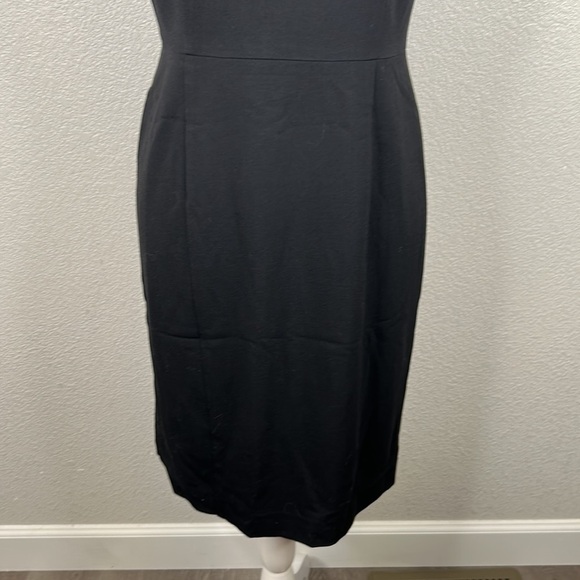 Kenneth Cole Black Business Career Sheath Midi Dress Size 2 - Picture 3 of 9